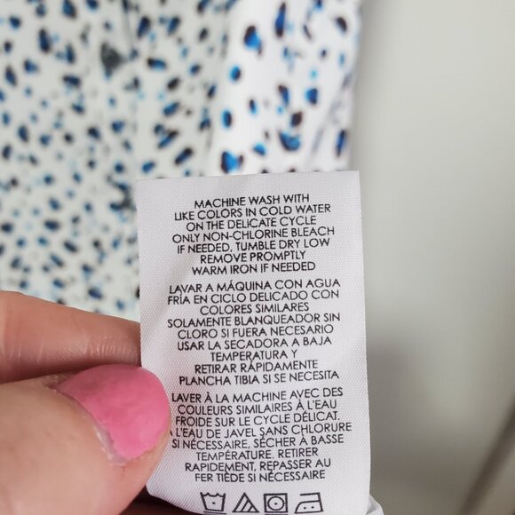 CABI Camilla Sleeveless Button Up Dress Sleeveless Leopard Print Women's Medium - Picture 12 of 14